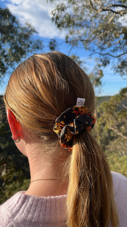 Halloween Pumpkins Scrunchie