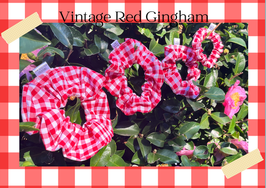 Vintage Red Gingham