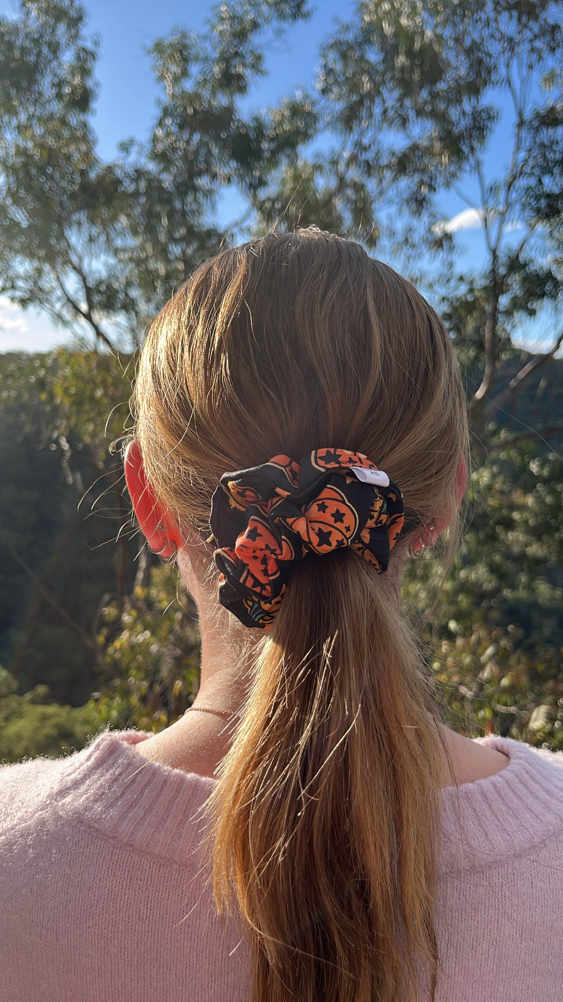 Halloween Pumpkins Scrunchie