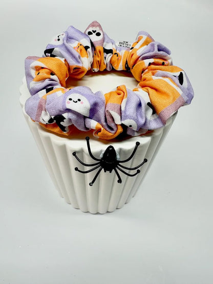 Halloween Gingham Scrunchie