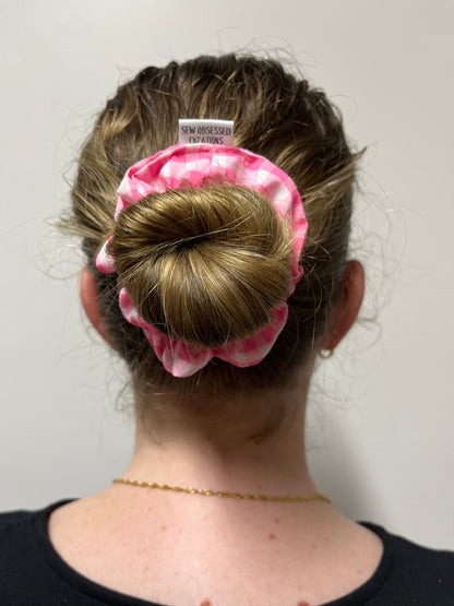 Bubblegum Gingham Scrunchie