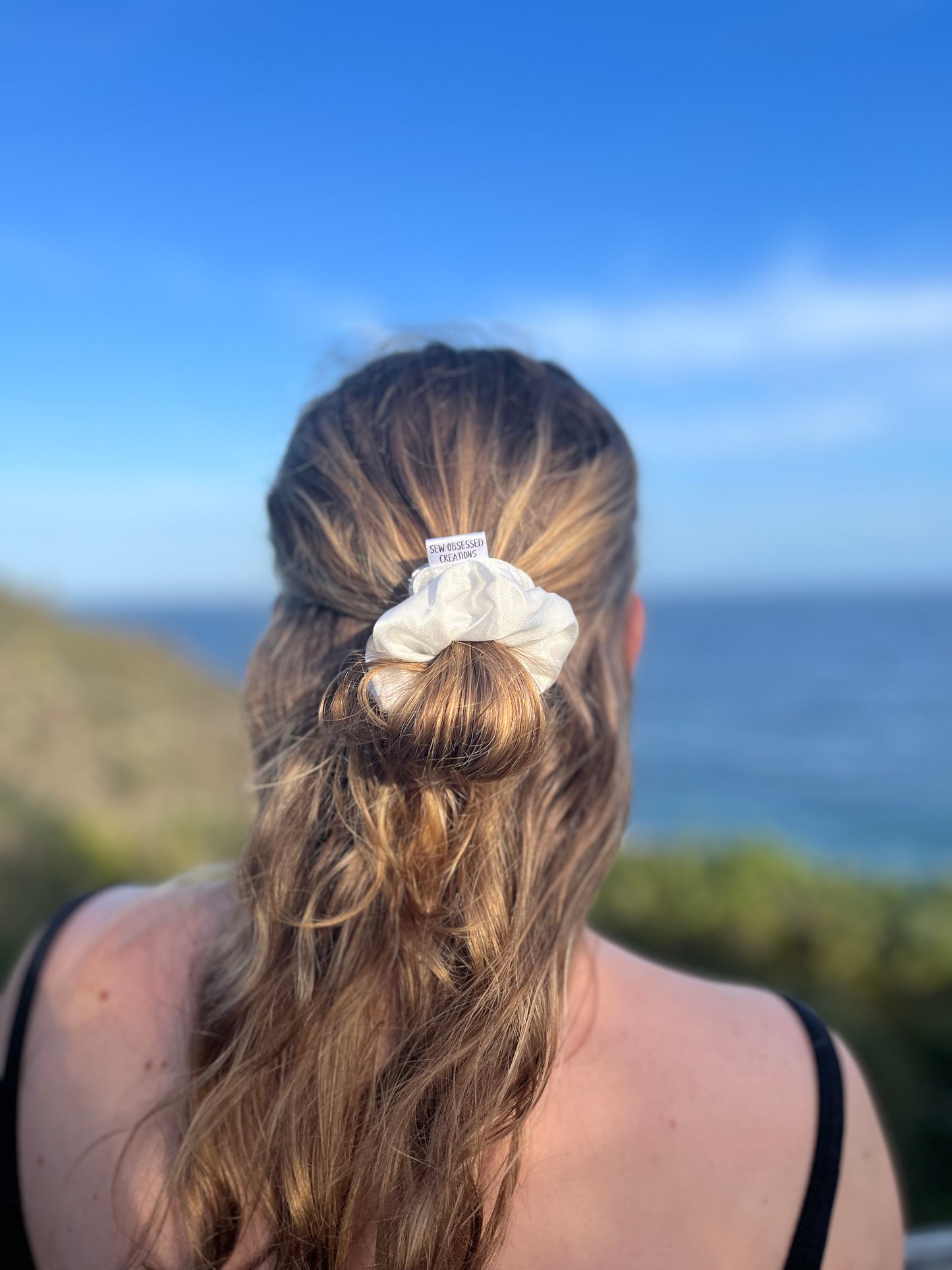 Ivory Sunkissed Scrunchie