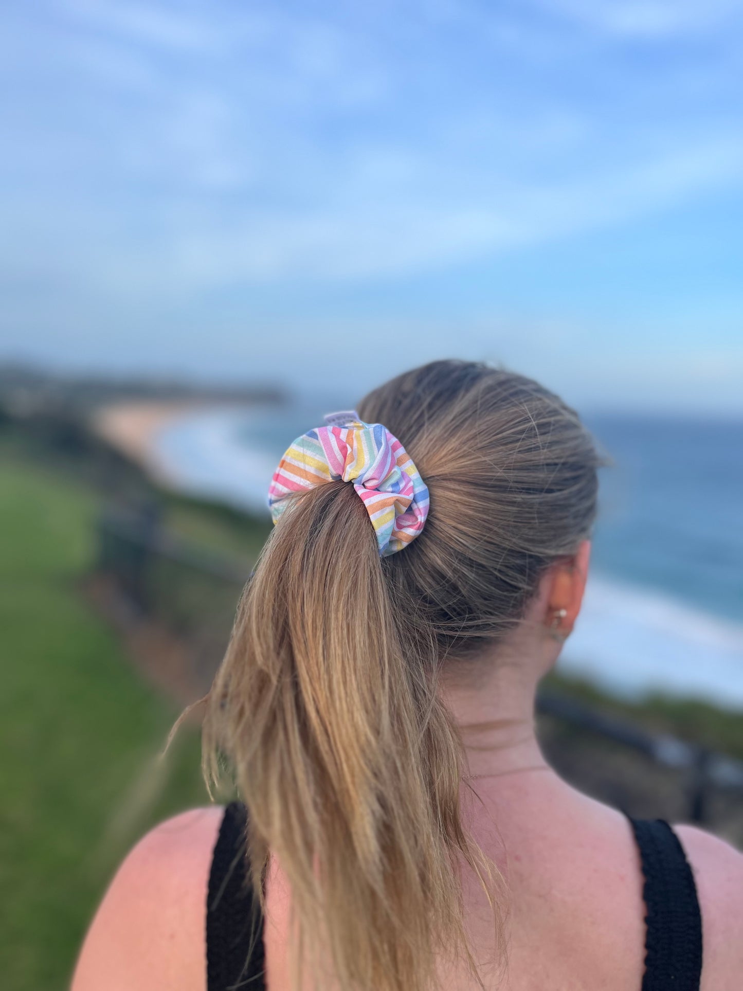 Sherbet Stripes Scrunchie