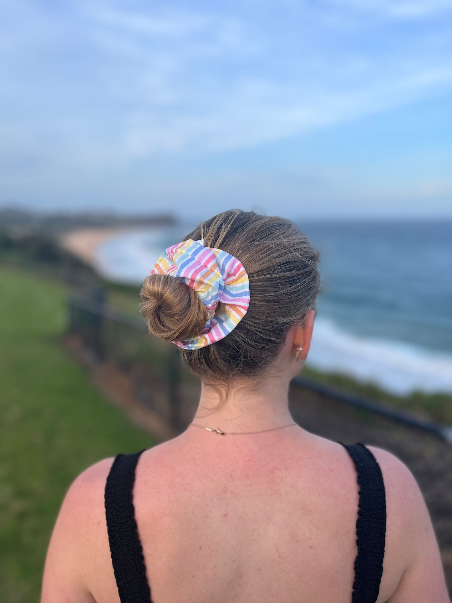 Sherbet Stripes Scrunchie