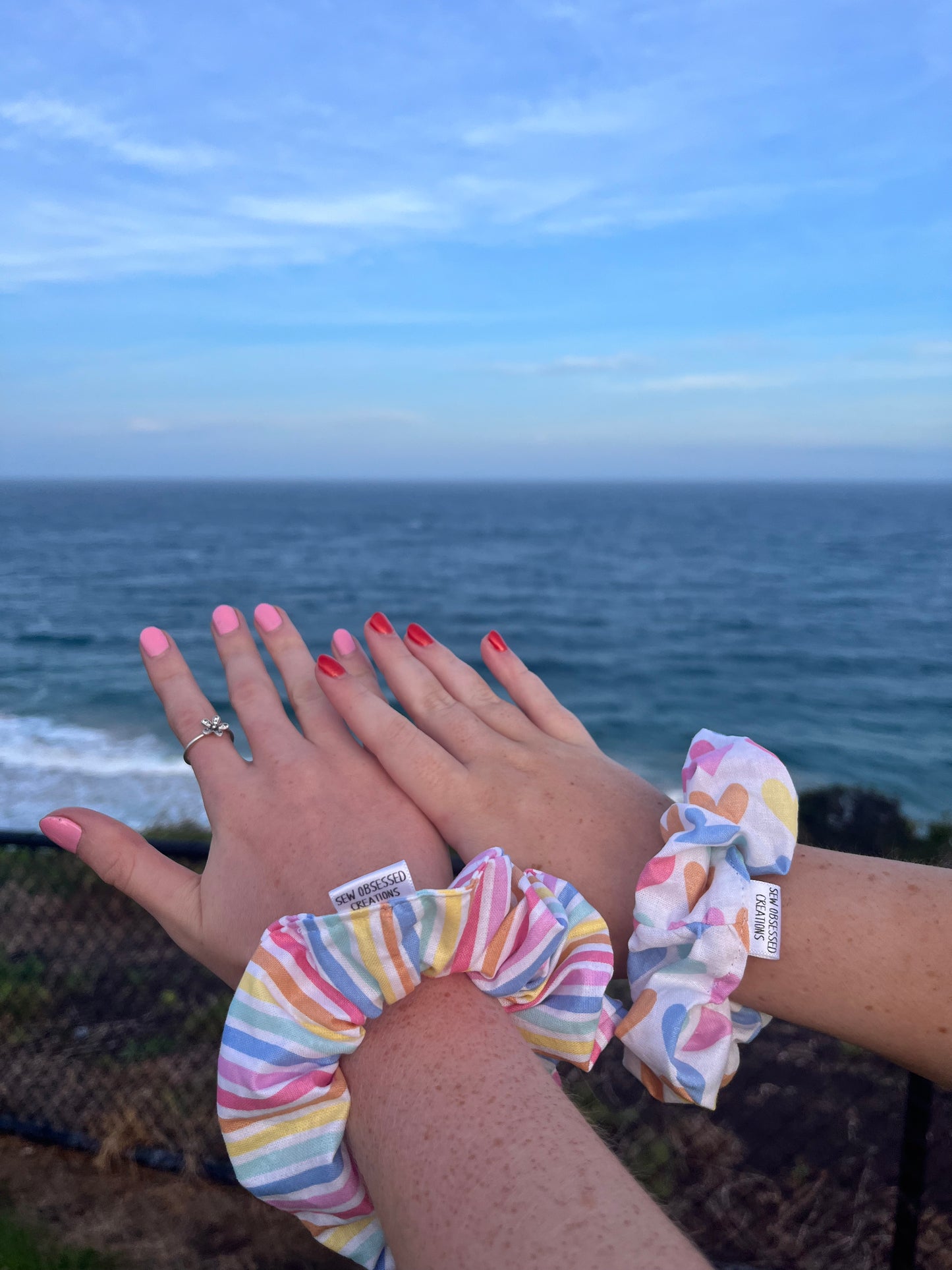 Sherbet Stripes Scrunchie