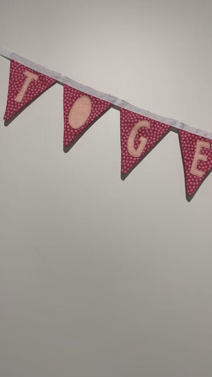 Together We Bloom Bunting